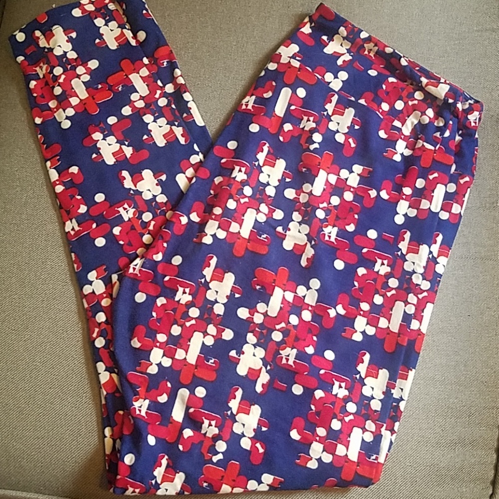 Lularoe TC 4th of July leggings